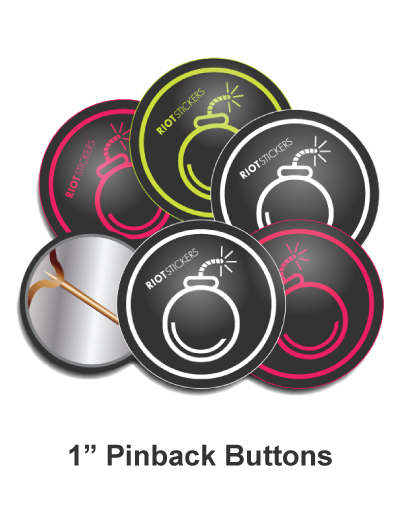 Custom one inch buttons