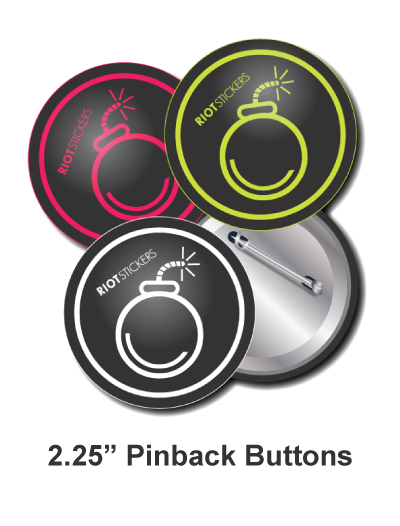 Custom two inch buttons